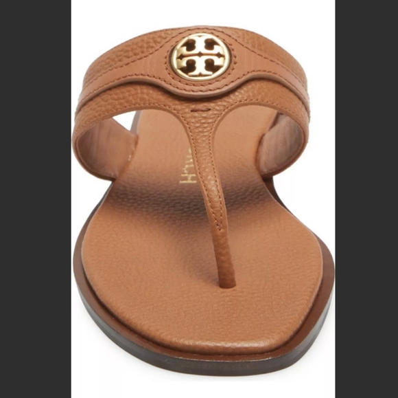New Tory Burch Carson Thong Welt Flat Sandals - Picture 3 of 4